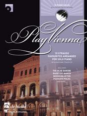 Play Vienna! pro klavír - 10 Strauss favourites arranged for solo piano with backing track CD
